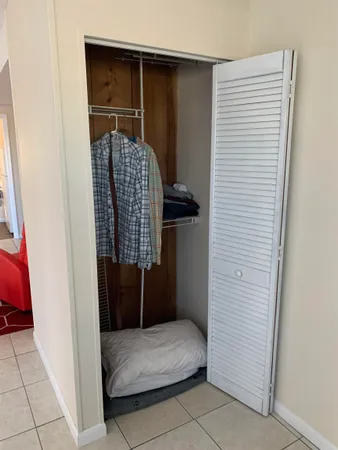 a view of walk in closet