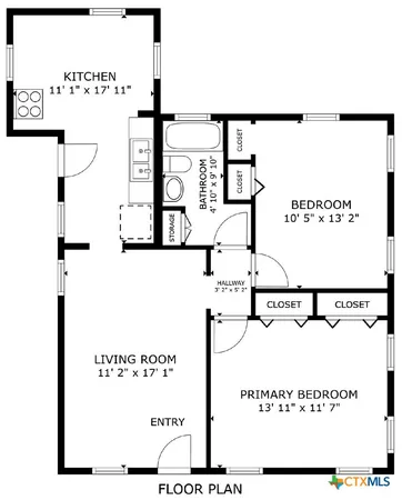 $1,250 | 1114 South 2nd Street, Temple, TX 76504