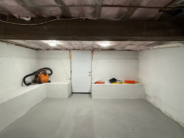 a view of storage and utility room