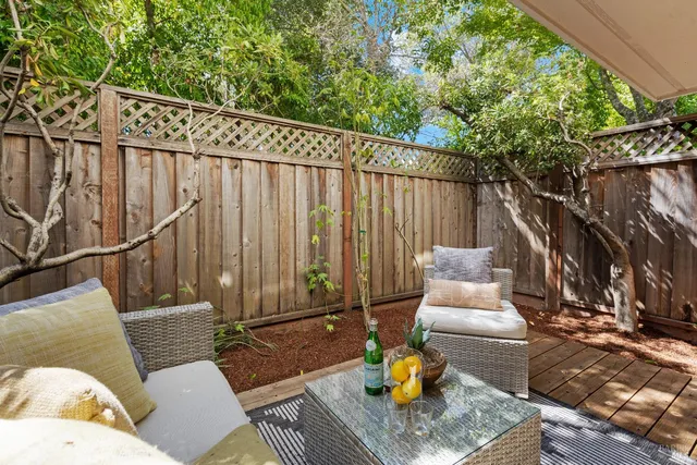 a view of a couches in the patio