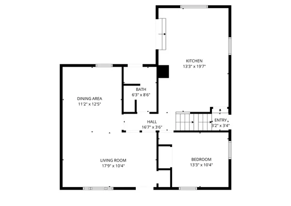 a picture of a floor plan