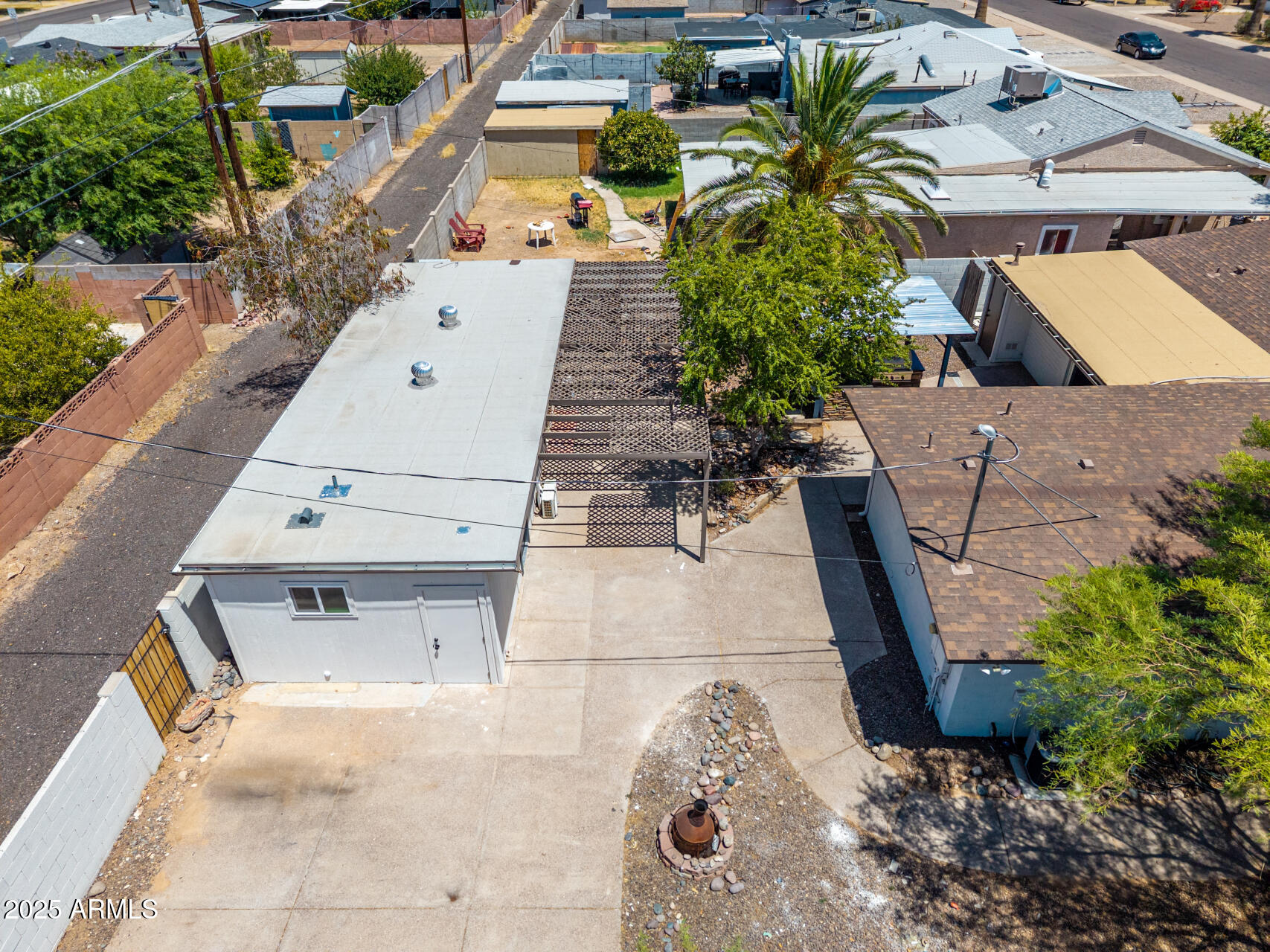 1644 West Roma Avenue Phoenix, AZ 85015 - Photo 34 of 42 29 Roma Drone Back Yard