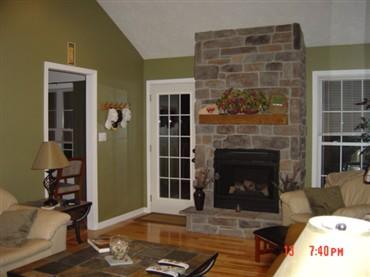 149 Boggs Subdivision Road Frankford, WV 24938 - Photo 7 of 17 Living Room with Fireplace