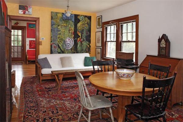 45 Margaret Road Newton, MA 02461 - Photo 2 of 6 a living room with furniture a rug and a window