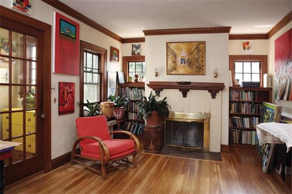 45 Margaret Road Newton, MA 02461 - Photo 5 of 6 a living room with furniture and a wooden floor