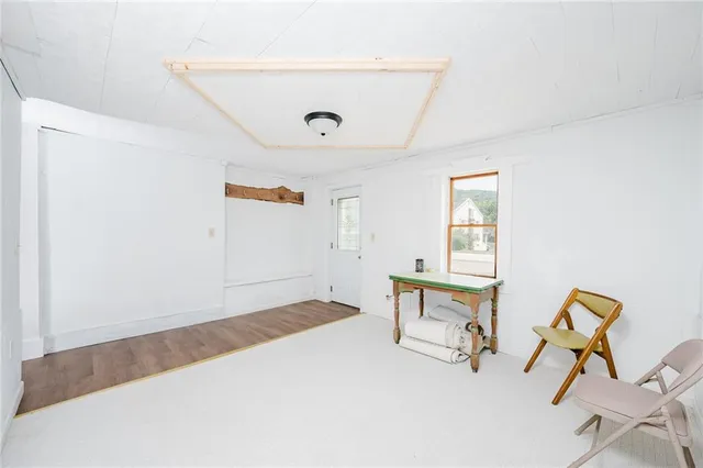 a view of an empty room