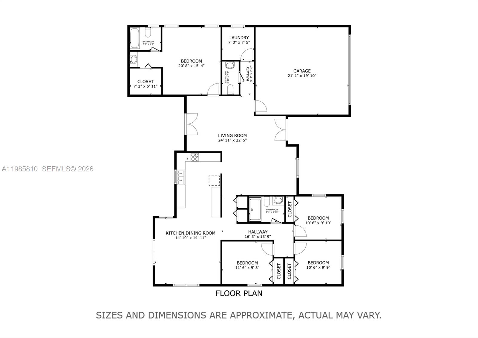 14380 Southwest 297th Street Homestead, FL 33033 - Photo 46 of 62 a picture of a wall with a white wall and a painting