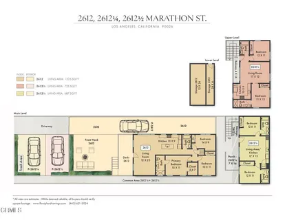 $549,000 | 2612 Marathon Street, Unit 1/4, Los Angeles, CA 90026