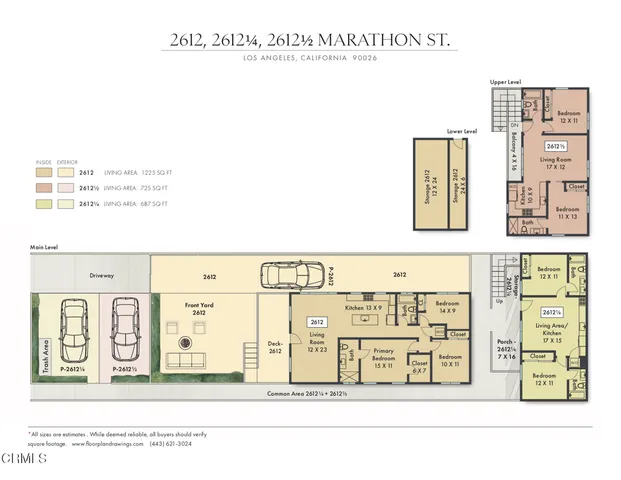 $549,000 | 2612 Marathon Street, Unit 1/4, Los Angeles, CA 90026