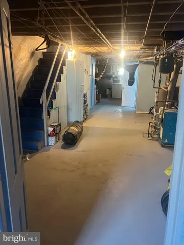 a view of storage and utility room