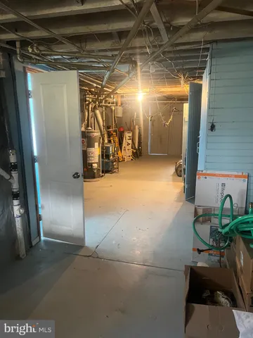 a view of storage and utility room