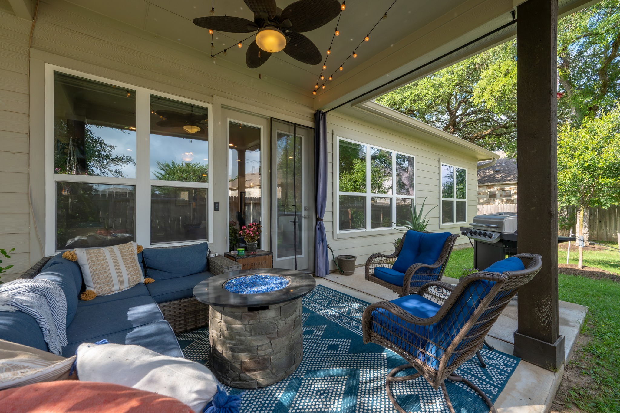 3925 Tavarez Street Round Rock, TX 78628 - Photo 24 of 27 Extended covered patio