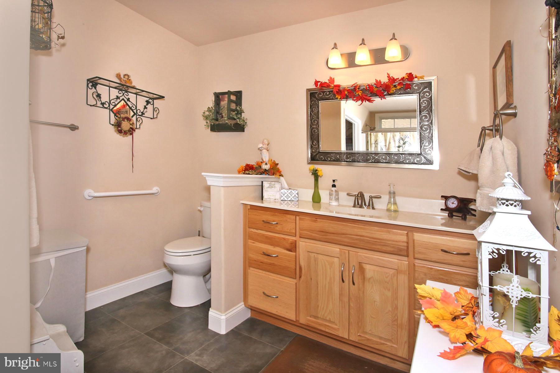 1122 Alden Way Lebanon, PA 17042 - Photo 22 of 66 a bathroom with a toilet sink and mirror