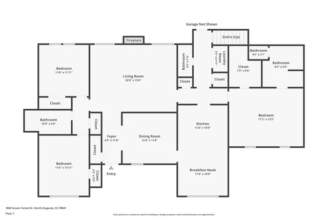 $459,000 | 1883 Green Forest Drive, North Augusta, SC 29841