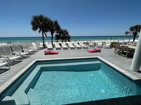 a view of a backyard and a patio
