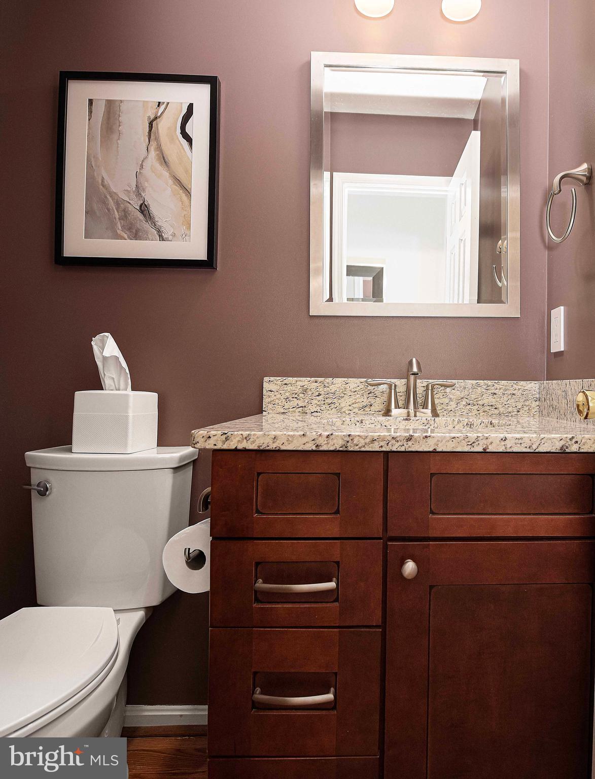 702 Deep Ridge Road Bel Air, MD 21014 - Photo 20 of 49 Updated first floor half bathroom