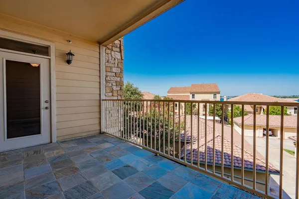 a view of a balcony