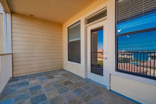 a view of a door of a house