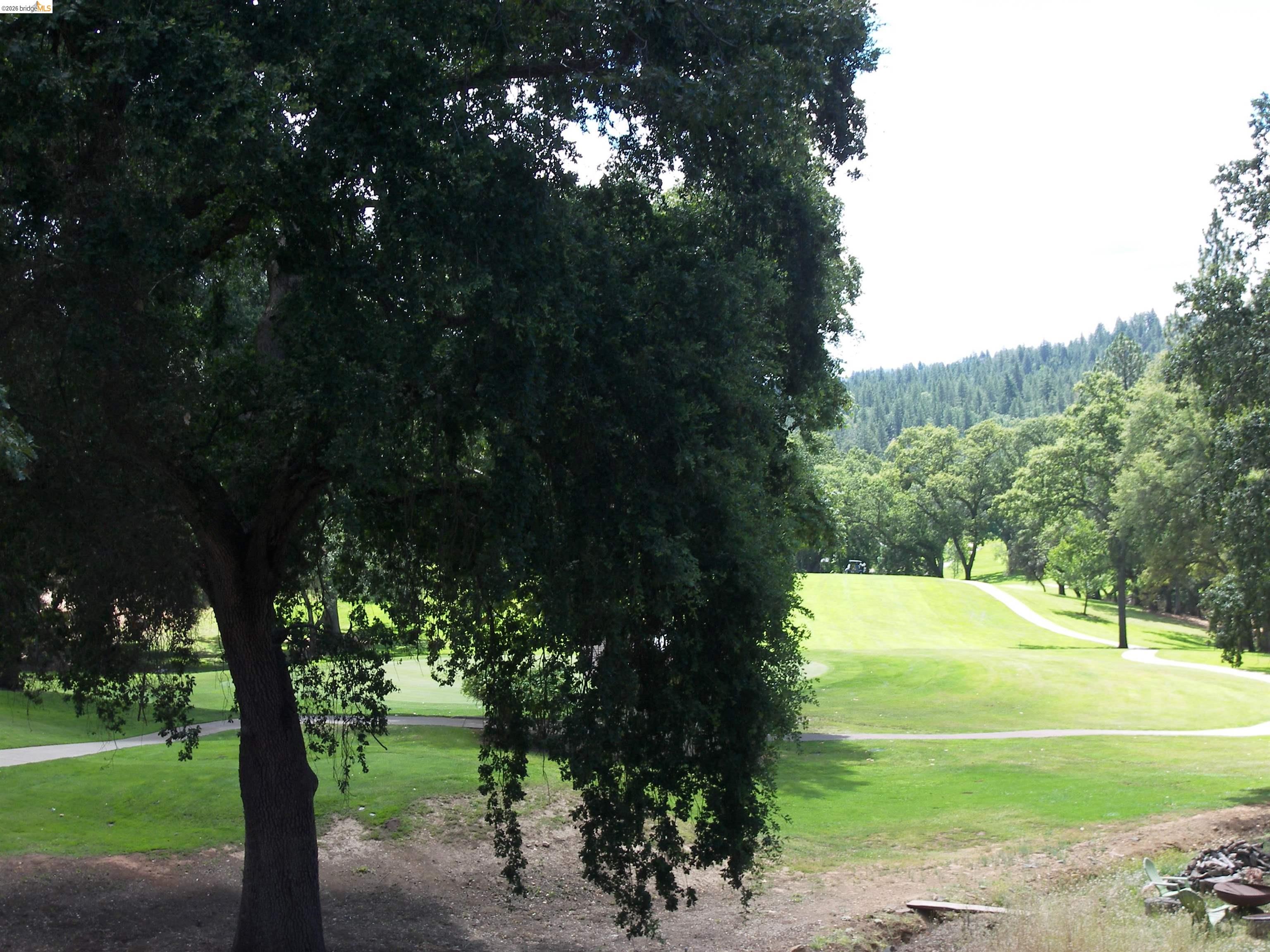 19215 Ferretti Road Groveland, CA 95321 - Photo 32 of 40 Expansive greenspace featuring a manicured golf course, mature trees, and paved cart paths