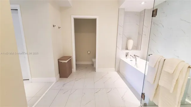 a view of a walk in closet