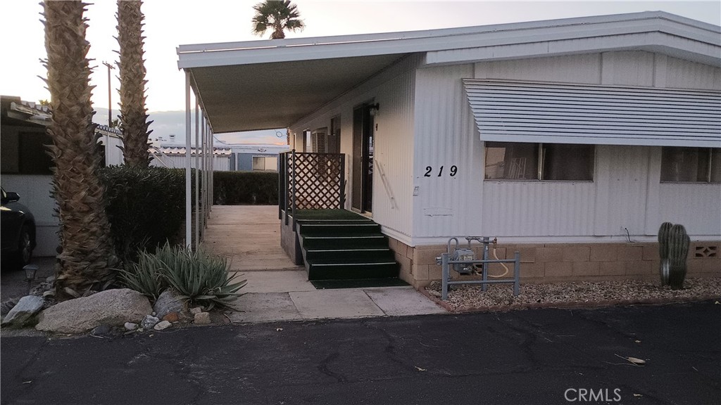 17800 Langlois Road Desert Hot Springs, CA 92241 - Photo 2 of 19 a view of a house with a street