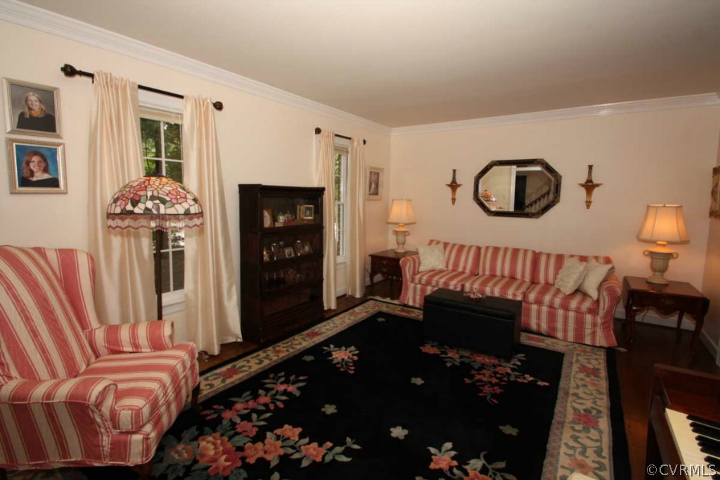 2141 Corner Rock Road Midlothian, VA 23113 - Photo 3 of 22 a living room with furniture and a fireplace