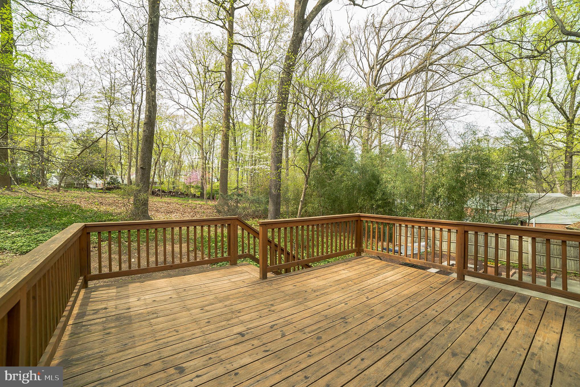 13616 Wendover Road Silver Spring, MD 20904 - Photo 16 of 30 Deck leads to the patio below