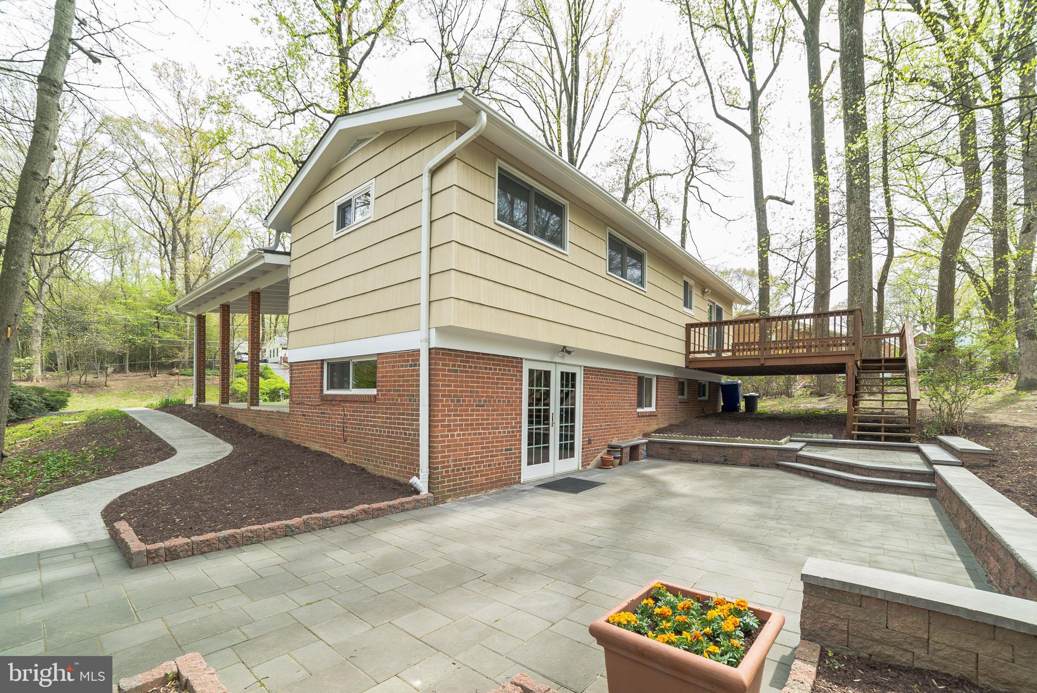 13616 Wendover Road Silver Spring, MD 20904 - Photo 25 of 30 Rear of home showing walkway from driveway