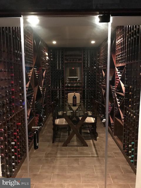 204 Adahi Road Southeast Vienna, VA 22180 - Photo 35 of 58 Controlled Custom 2000 bottle Wine Cellar.