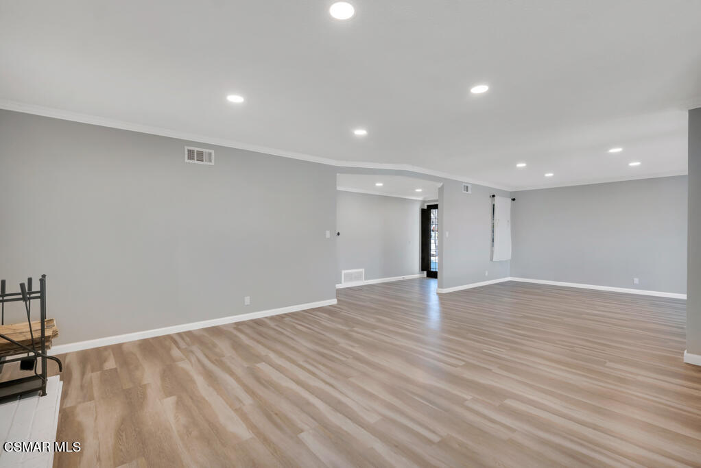 896 Moffatt Circle Simi Valley, CA 93065 - Photo 14 of 50 a view of empty room with wooden floor