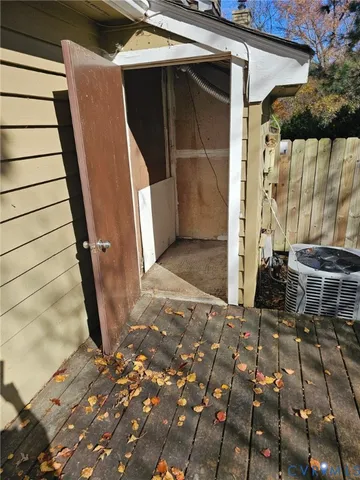 a view of outdoor space and deck