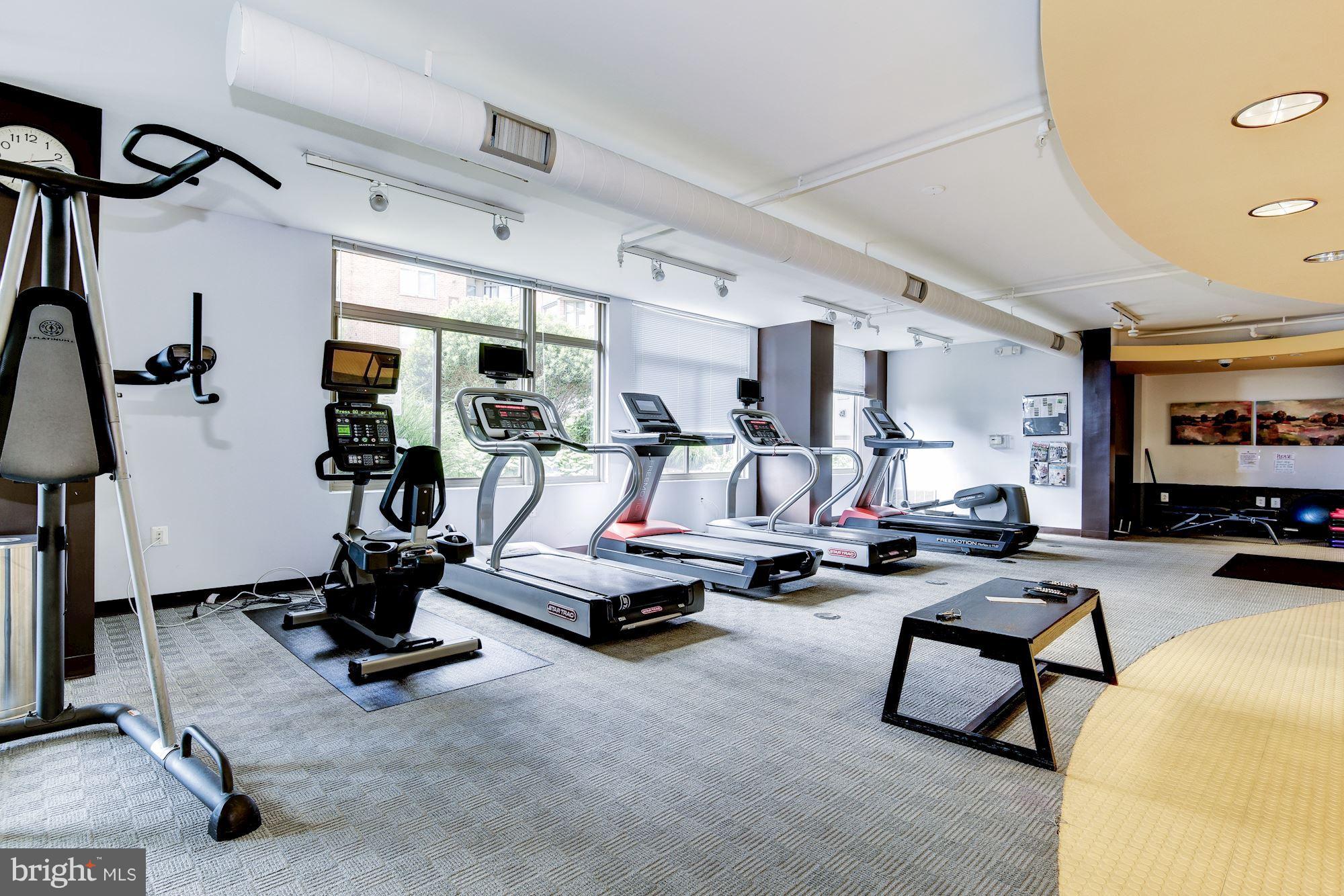 3600 South Glebe Road, Unit 918W Arlington, VA 22202 - Photo 25 of 30 a view of a room with gym equipment