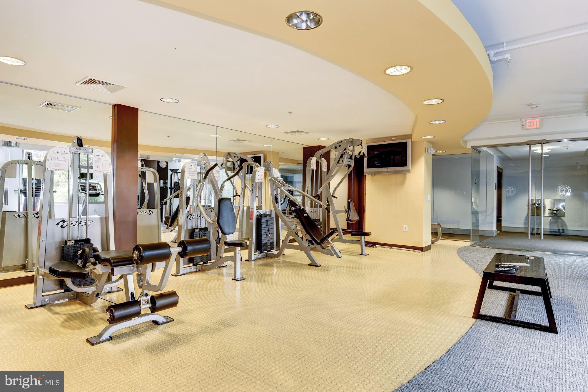 3600 South Glebe Road, Unit 918W Arlington, VA 22202 - Photo 26 of 30 a view of a room with gym equipment
