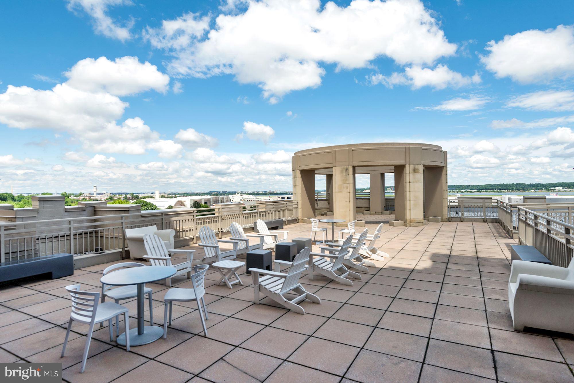 3600 South Glebe Road, Unit 918W Arlington, VA 22202 - Photo 28 of 30 a view of roof deck with seating space