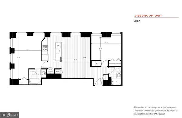 $2,310 | 1600-3 Walnut Street, Unit 602, Philadelphia, PA 19103