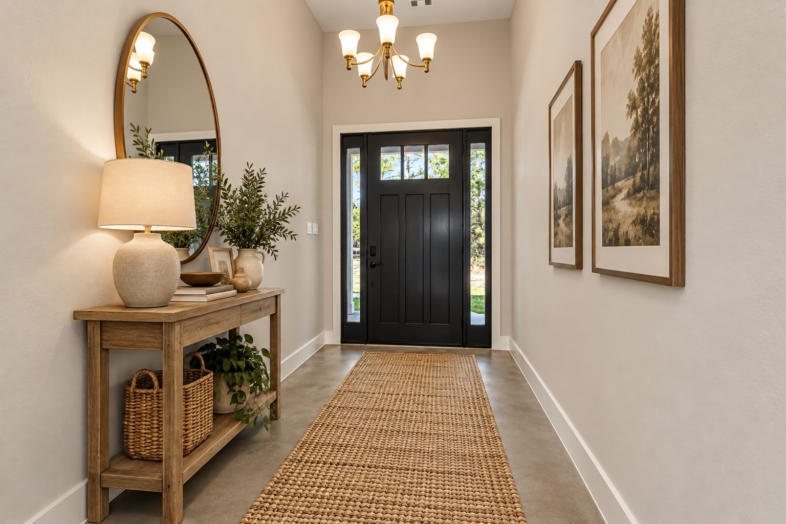 12744 Oak Barrel Road Willis, TX 77378 - Photo 4 of 38 Virtually staged foyer into home.