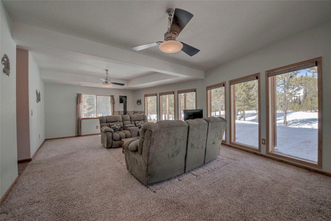 14 Ute Way Fairplay, CO 80440 - Photo 19 of 34 a living room with furniture and a large window