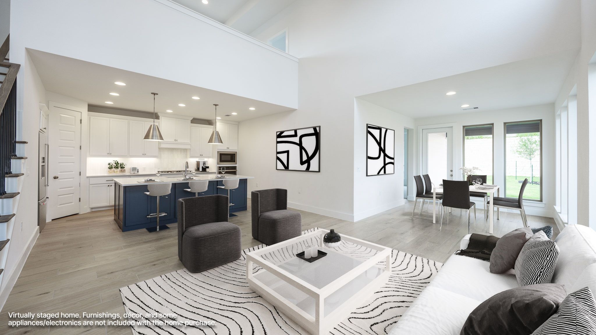 7002 Woodford Way Austin, TX 78744 - Photo 2 of 22 a living room with furniture and a view of kitchen