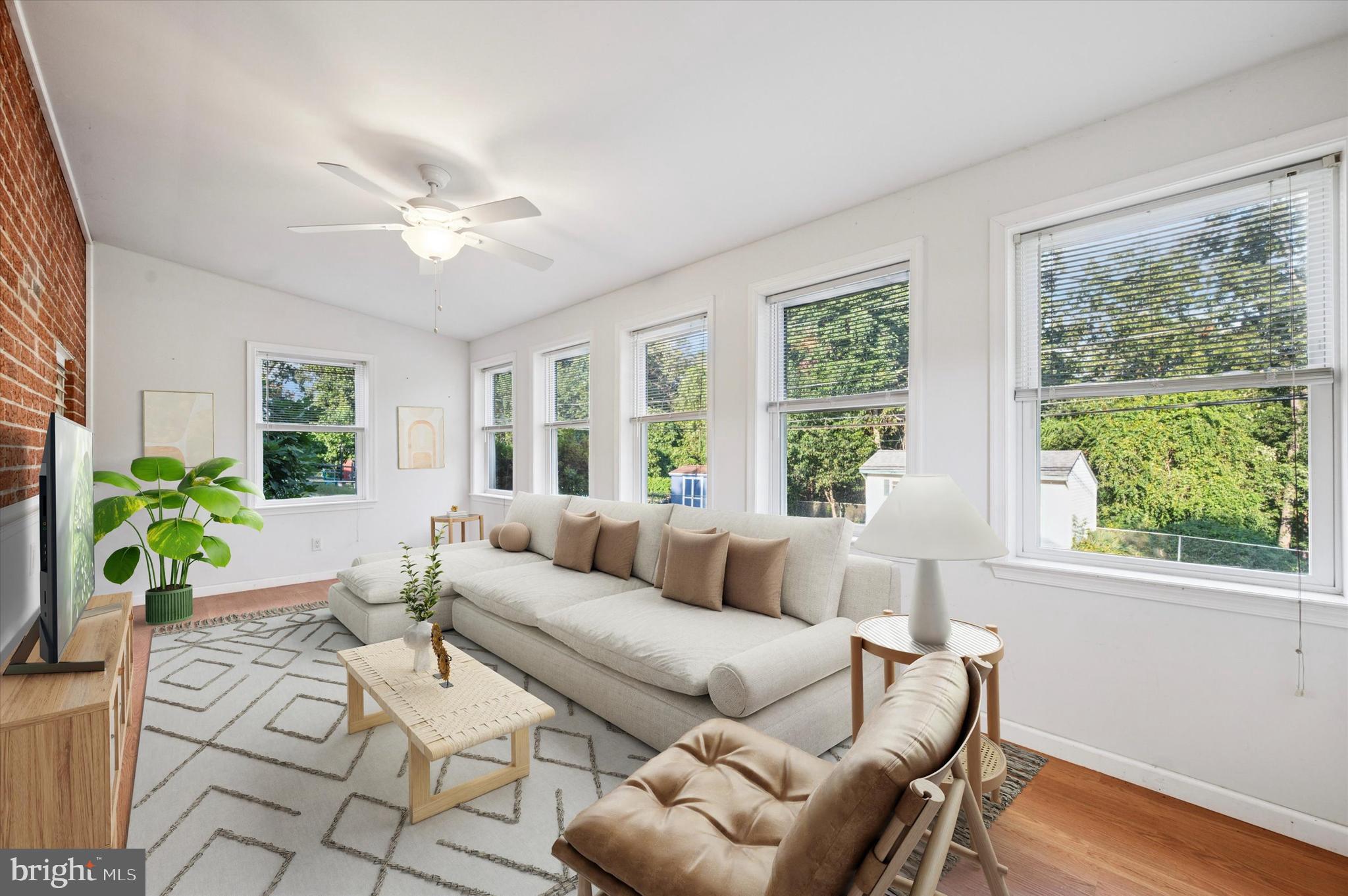 708 Cambridge Road Brookhaven, PA 19015 - Photo 16 of 20 a living room with furniture and a large window