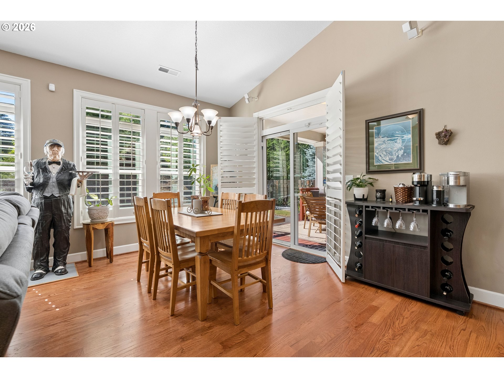 945 Northwest Angel Heights Road Stevenson, WA 98648 - Photo 8 of 41 a view of a dining room with furniture window and outside view