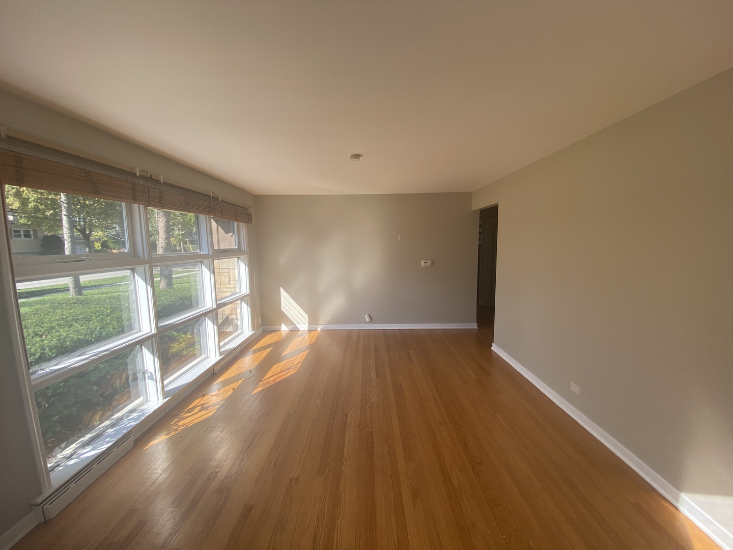 1025 South Dee Road Park Ridge, IL 60068 - Photo 11 of 13 wooden floor in an empty room with a window