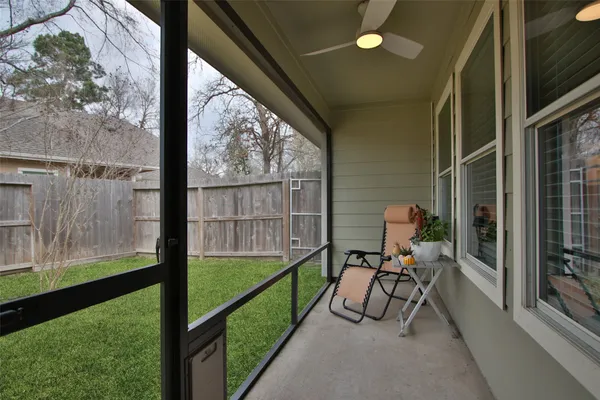 a view of an outdoor from a balcony