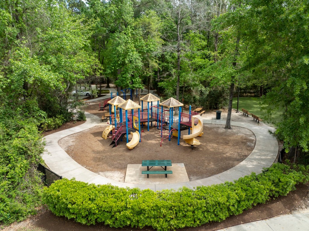 3214 Clover Trace Drive Spring, TX 77386 - Photo 43 of 48 swimming pool view with a garden