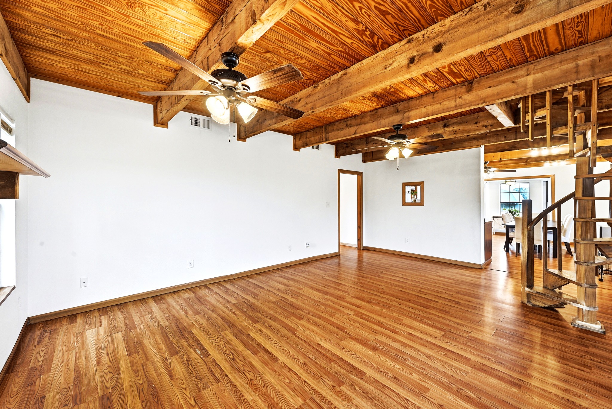 320 Sunset Ridge Maxwell, TX 78656 - Photo 8 of 32 a view of a room with wooden floor