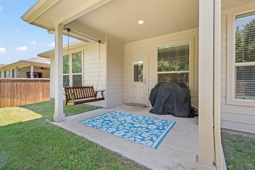 5709 Round Hl Road Denton, TX 76210 - Photo 25 of 31 a view of a porch with a yard