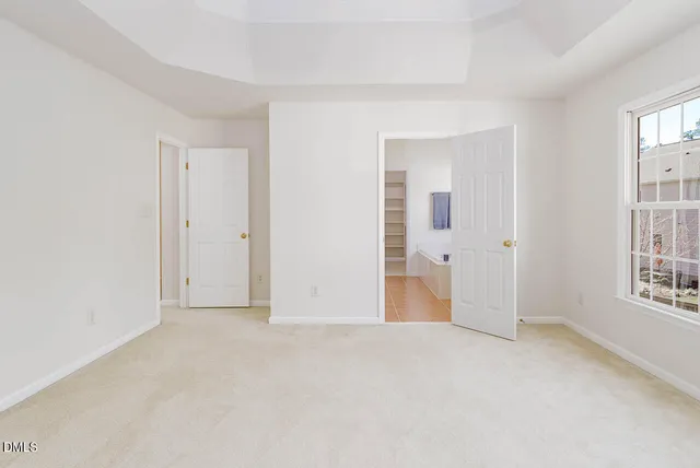 a view of small space with racks on the wall