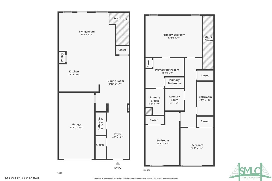130 Benelli Drive Pooler, GA 31322 - Photo 41 of 41 Floor Plan