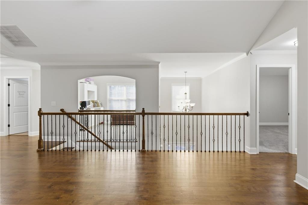 37 Farmstead Way Senoia, GA 30276 - Photo 55 of 121 a view of a hallway with wooden floor