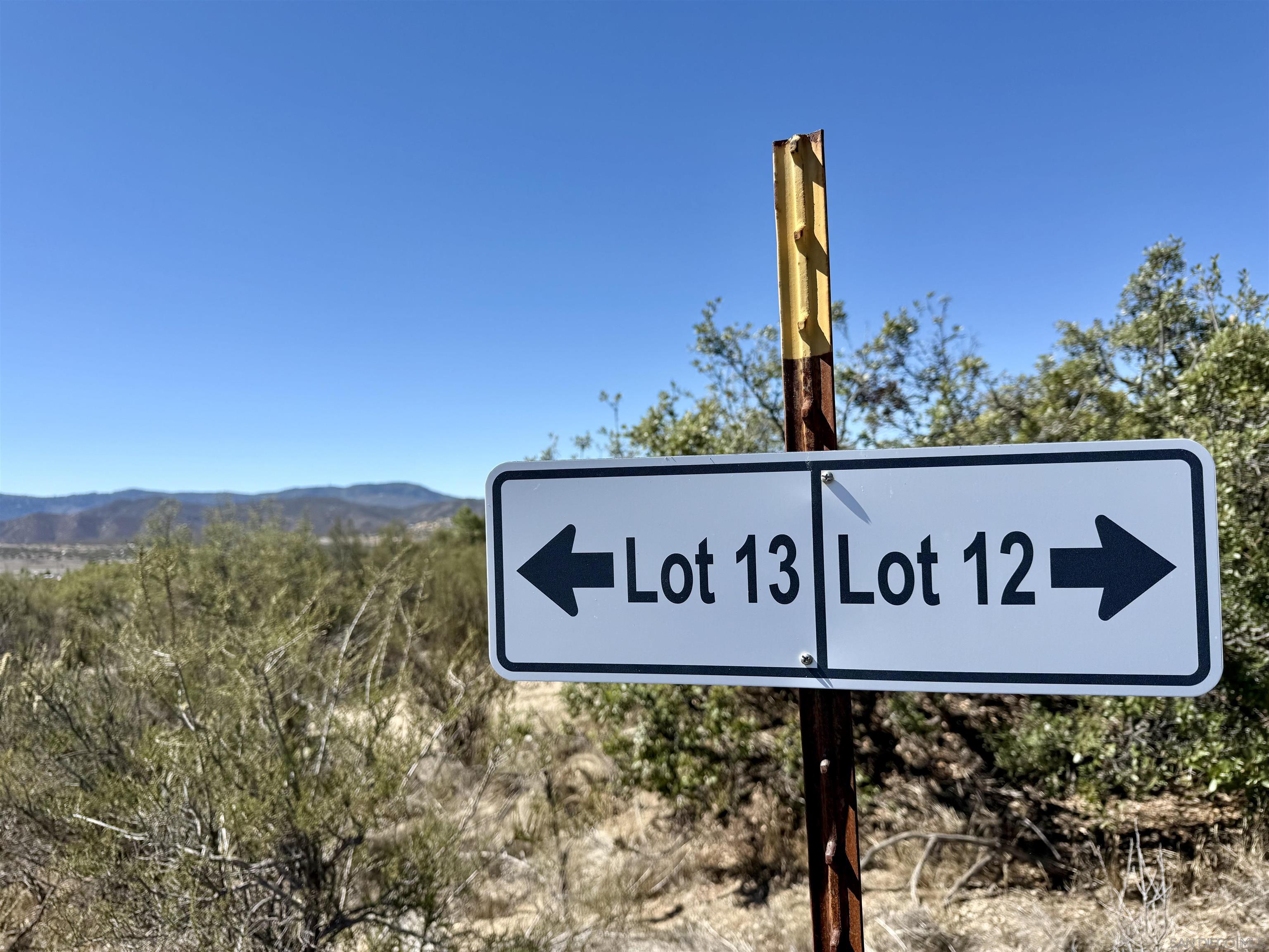 0 Mcconamara Drive Ranchita, CA 92066 - Photo 2 of 15 a view of outdoor space with a street sign