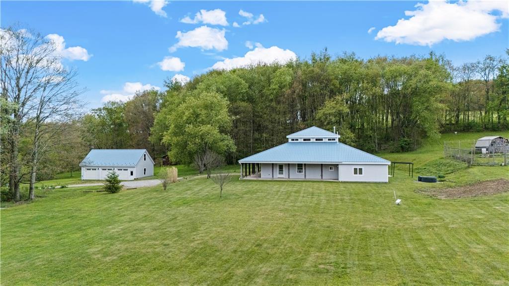 596 Wulfert Road Rochester Mills, PA 15771 - Photo 7 of 49 a aerial view of a house with yard and outdoor seating